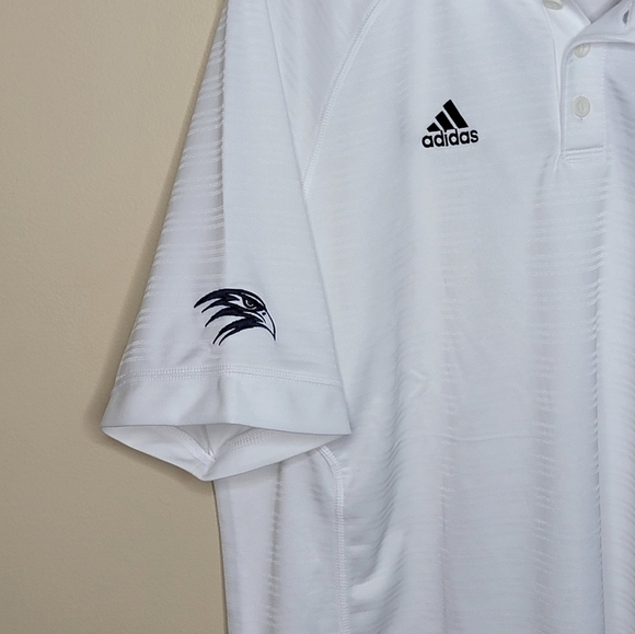 NWT Adidas | White Short Sleeve Polo with CL Athletics Embroidery - Picture 3 of 6